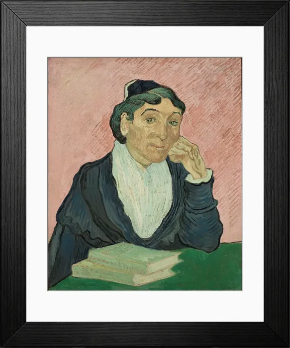 Framed Print : The Woman from Arles (L'Arlésienne), 1890. Creator: Gogh, Vincent, van (1853-1890) Framed Print : The Woman from Arles (L'Arlésienne), 1890. Creator: Gogh, Vincent, van (1853-1890)