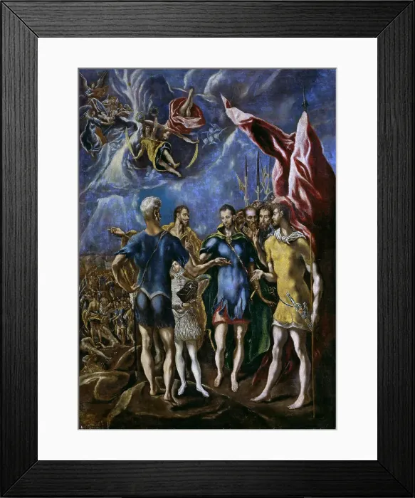 Framed Print : The Martyrdom of Saint Maurice, ca. 1600. Creator: El Greco, Dominico (1541-1614) Framed Print : The Martyrdom of Saint Maurice, ca. 1600. Creator: El Greco, Dominico (1541-1614)