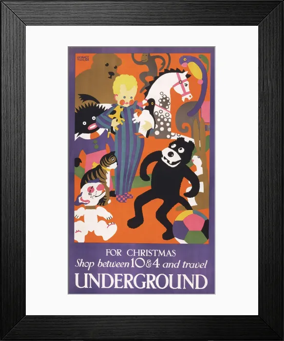 Framed Print : For Christmas: Underground, 1924. Creator: Taylor, Horace (1881-1934)