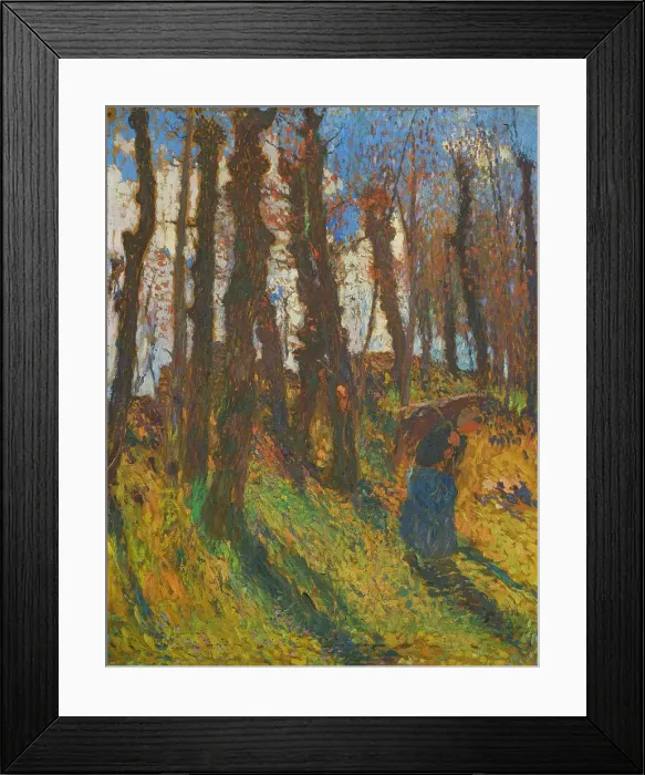 Framed Print : Winter, c1915. Creator: Henri Martin Framed Print : Winter, c1915. Creator: Henri Martin