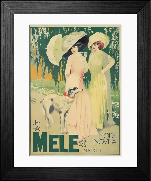 Framed Print : E. & A. Mele Napoli, 1910. Creator: Malerba, Gian Emilio (1880-1926). E. & A. Mele Napoli, 1910. Creator: Malerba, Gian Emilio (1880-1926) Framed Print : E. & A. Mele Napoli, 1910. Creator: Malerba, Gian Emilio (1880-1926). E. & A. Mele Napoli, 1910. Creator: Malerba, Gian Emilio (1880-1926)