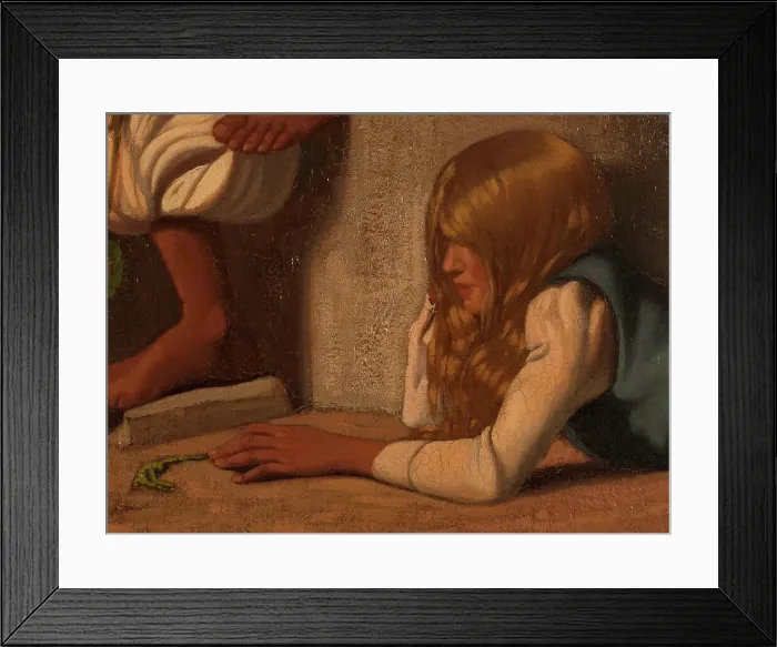 Framed Print : At the fountain, between 1833 and 1886. Creator: Louis Matout Framed Print : At the fountain, between 1833 and 1886. Creator: Louis Matout