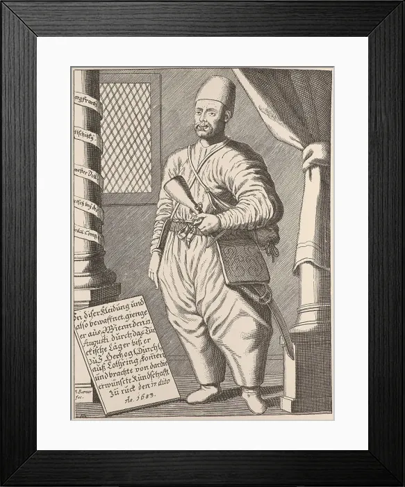 Framed Print : Jerzy Franciszek Kulczycki (1640-1694), Second Half of the 17th cen. Creator: Anonymous Framed Print : Jerzy Franciszek Kulczycki (1640-1694), Second Half of the 17th cen. Creator: Anonymous