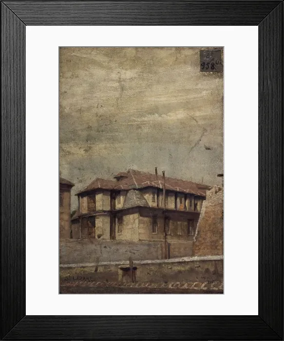 Framed Print : Saint-Lazare prison, 1908. Creator: Lazar Meyer Framed Print : Saint-Lazare prison, 1908. Creator: Lazar Meyer