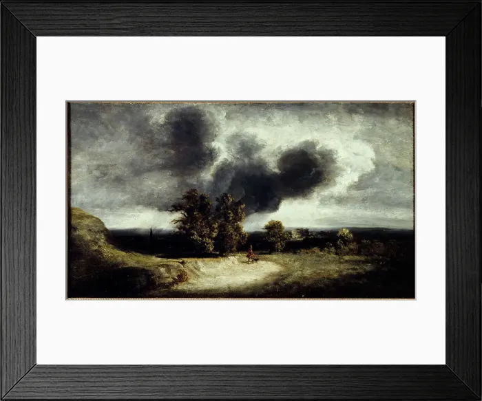 Framed Print : Landscape around Paris, c1830. Creator: Georges Michel Framed Print : Landscape around Paris, c1830. Creator: Georges Michel