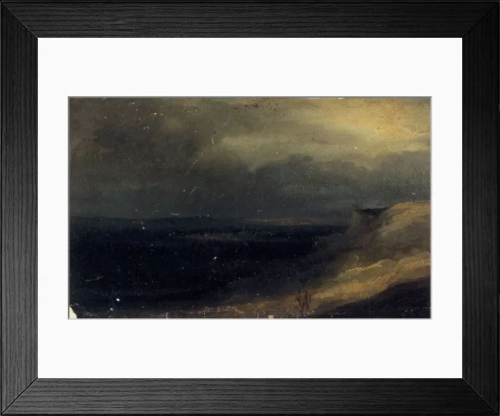 Framed Print : View thought to be of Montmartre, c1830. Creator: Georges Michel Framed Print : View thought to be of Montmartre, c1830. Creator: Georges Michel