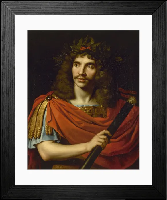 Framed Print : Moliere (1622-1673) in the role of Caesar in The Death of Pompey, c1650. Creator: Nicolas Mignard. Moliere (1622-1673) in the role of Caesar in The Death of Pompey, c1650. Creator: Nicolas Mignard Framed Print : Moliere (1622-1673) in the role of Caesar in The Death of Pompey, c1650. Creator: Nicolas Mignard. Moliere (1622-1673) in the role of Caesar in The Death of Pompey, c1650. Creator: Nicolas Mignard