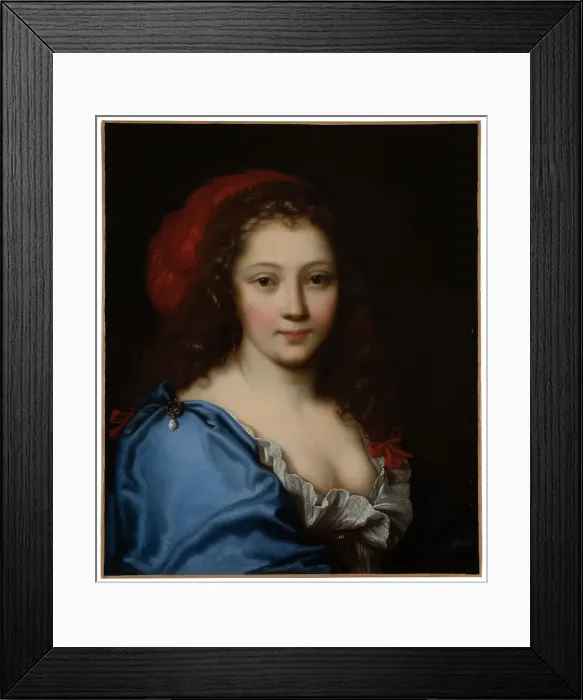 Framed Print : Presumed portrait of Armande Béjart (around 1640-1700), actress, c1660. Creator: Nicolas Mignard Framed Print : Presumed portrait of Armande Béjart (around 1640-1700), actress, c1660. Creator: Nicolas Mignard
