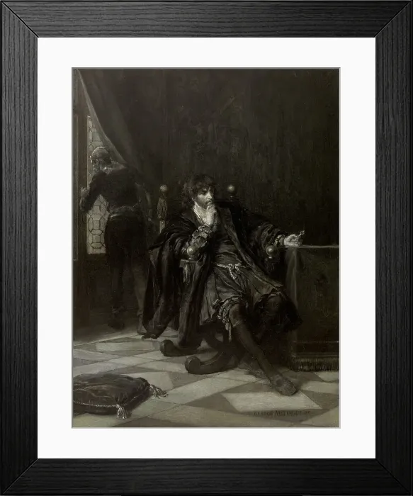 Framed Print : Don Alfonso d'Este, 1882. Creator: Gaston Theodore Melingue Framed Print : Don Alfonso d'Este, 1882. Creator: Gaston Theodore Melingue