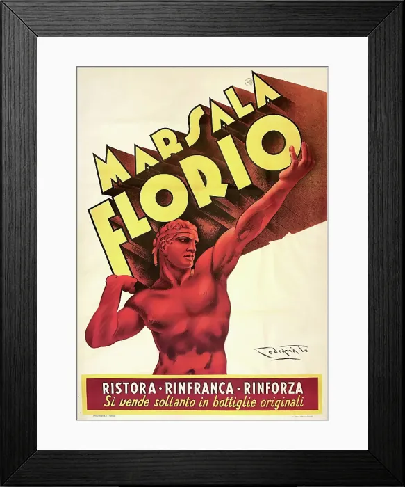 Framed Print : Marsala Florio, 1933. Creator: Codognato, Plinio (1878-1940) Framed Print : Marsala Florio, 1933. Creator: Codognato, Plinio (1878-1940)