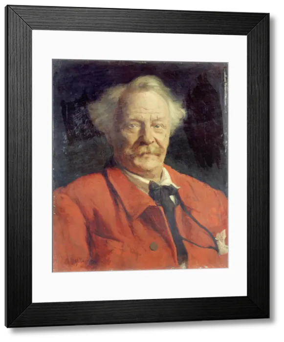 Framed Print : Nadar (known as Felix Tournachon, 1820-1910), photographer, aeronaut, draftsman and writer, 1890. Creator: Georges Mita Framed Print : Nadar (known as Felix Tournachon, 1820-1910), photographer, aeronaut, draftsman and writer, 1890. Creator: Georges Mita