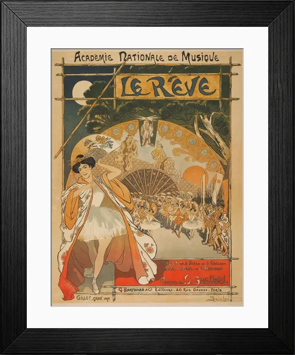 Framed Print : Le Rêve, 1891. Creator: Steinlen, Théophile Alexandre (1859-1923) Framed Print : Le Rêve, 1891. Creator: Steinlen, Théophile Alexandre (1859-1923)