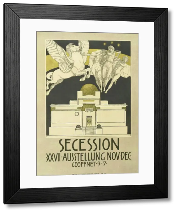 Framed Print : Secession. XXVII Ausstellung, 1906. Creator: Jettmar, Rudolf (1869-1939) Framed Print : Secession. XXVII Ausstellung, 1906. Creator: Jettmar, Rudolf (1869-1939)