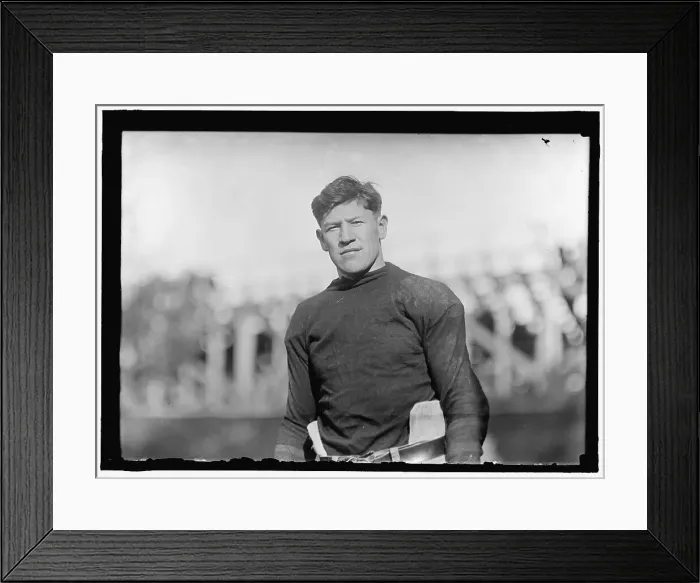 Framed Print : Football player Jim Thorpe, between 1910 and 1920. Creator: Harris & Ewing. Football player Jim Thorpe, between 1910 and 1920. Creator: Harris & Ewing Framed Print : Football player Jim Thorpe, between 1910 and 1920. Creator: Harris & Ewing. Football player Jim Thorpe, between 1910 and 1920. Creator: Harris & Ewing