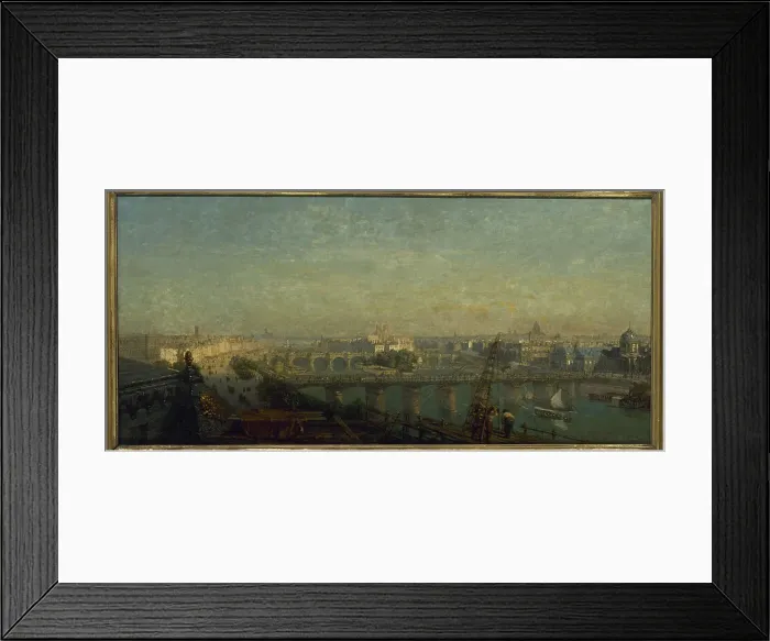 Framed Print : Paris from the east side: view taken from the roofs of the Louvre, 1856. Creator: Victor Navlet Framed Print : Paris from the east side: view taken from the roofs of the Louvre, 1856. Creator: Victor Navlet