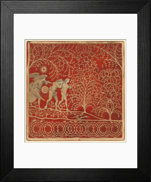 Framed Print : The Expulsion from Eden, 1780s?. Creator: Unknown Framed Print : The Expulsion from Eden, 1780s?. Creator: Unknown