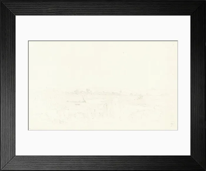 Framed Print : Landscape, first half 19th century. Creator: Unknown Framed Print : Landscape, first half 19th century. Creator: Unknown