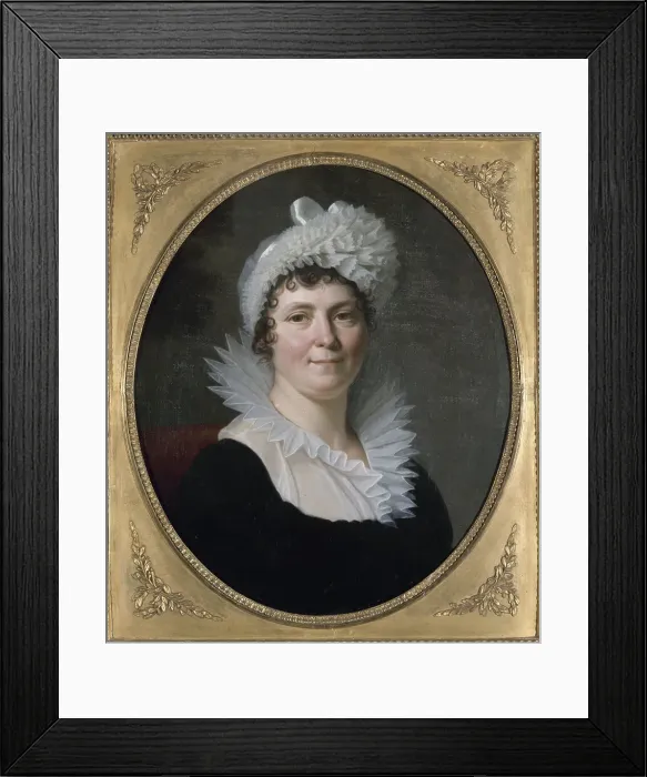 Framed Print : Portrait of Madame Gohier, 1805. Creator: Jacques Augustin Pajou Framed Print : Portrait of Madame Gohier, 1805. Creator: Jacques Augustin Pajou