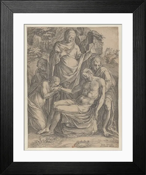 Framed Print : The Entombment of Christ, 1570-80. Creator: Anon