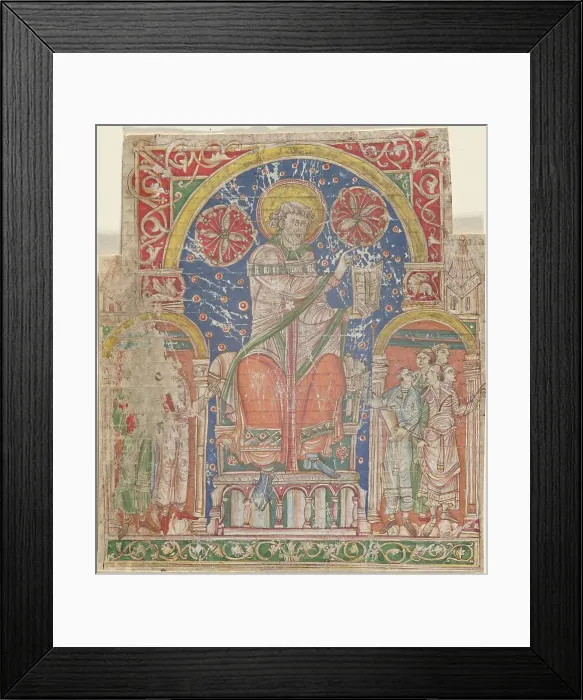 Framed Print : Saint Augustine, 19th century. Creator: Unknown Framed Print : Saint Augustine, 19th century. Creator: Unknown
