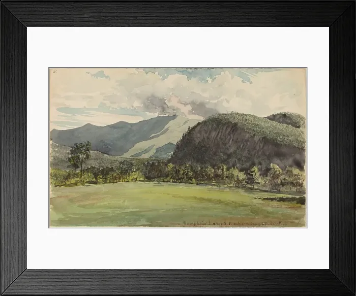 Framed Print : Humphrey's Ledge, 1860. Creator: Charles de Wolf Brownell Framed Print : Humphrey's Ledge, 1860. Creator: Charles de Wolf Brownell