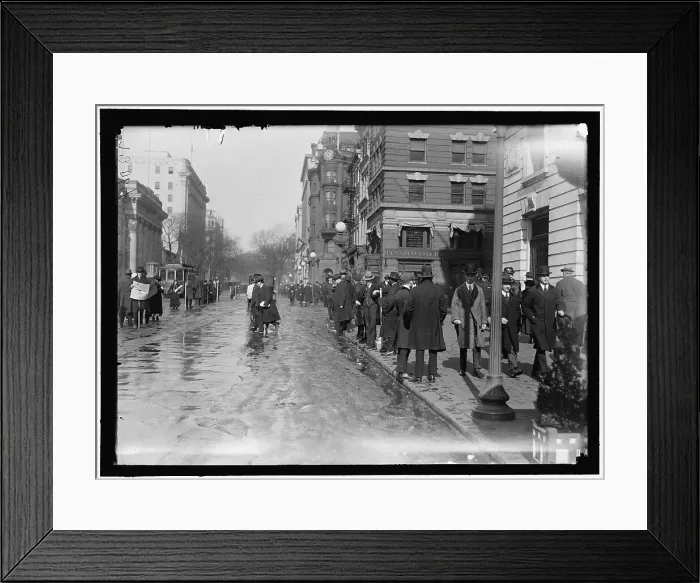 Framed Print : Street scene, near G Street, Washington, D.C. between 1913 and 1918. Creator: Harris & Ewing. Street scene, near G Street, Washington, D.C. between 1913 and 1918. Creator: Harris & Ewing Framed Print : Street scene, near G Street, Washington, D.C. between 1913 and 1918. Creator: Harris & Ewing. Street scene, near G Street, Washington, D.C. between 1913 and 1918. Creator: Harris & Ewing