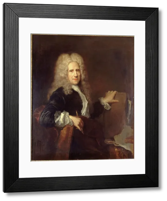 Framed Print : Jean Mariette (1660-1724), engraver of the king, 1723. Creator: Antoine Pesne Framed Print : Jean Mariette (1660-1724), engraver of the king, 1723. Creator: Antoine Pesne