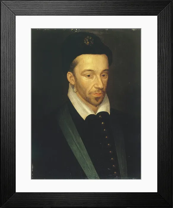 Framed Print : Portrait of Henri III (1551-1589), King of France, c1580. Creator: Francois Quesnel