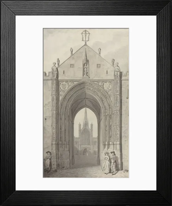Framed Print : The Erpingham Gate, Norwich, 1791. Creator: John Carter Framed Print : The Erpingham Gate, Norwich, 1791. Creator: John Carter