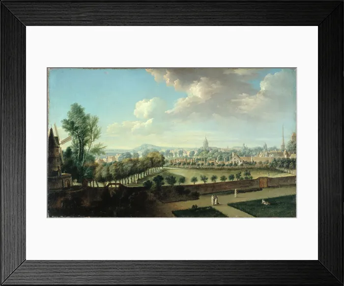 Framed Print : Carthusian Enclosure, rue d'Enfer, between 1715 and 1793. Creator: Nicolas Raguenet Framed Print : Carthusian Enclosure, rue d'Enfer, between 1715 and 1793. Creator: Nicolas Raguenet