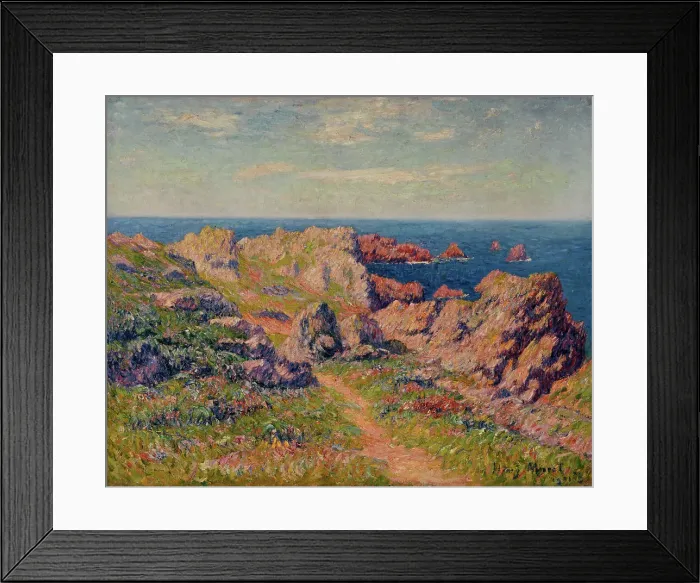 Framed Print : Good weather in Pern (Ile d'Ouessant), 1901. Creator: Henri Moret Framed Print : Good weather in Pern (Ile d'Ouessant), 1901. Creator: Henri Moret