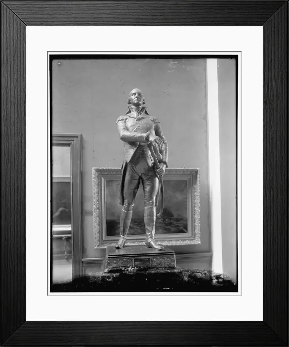 Framed Print : Statue of George Washington, between 1910 and 1920. Creator: Harris & Ewing. Statue of George Washington, between 1910 and 1920. Creator: Harris & Ewing Framed Print : Statue of George Washington, between 1910 and 1920. Creator: Harris & Ewing. Statue of George Washington, between 1910 and 1920. Creator: Harris & Ewing