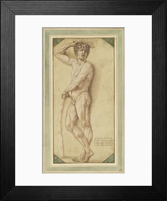 Framed Print : A Satyr, 1544 / 1545. Creator: Benvenuto Cellini Framed Print : A Satyr, 1544 / 1545. Creator: Benvenuto Cellini
