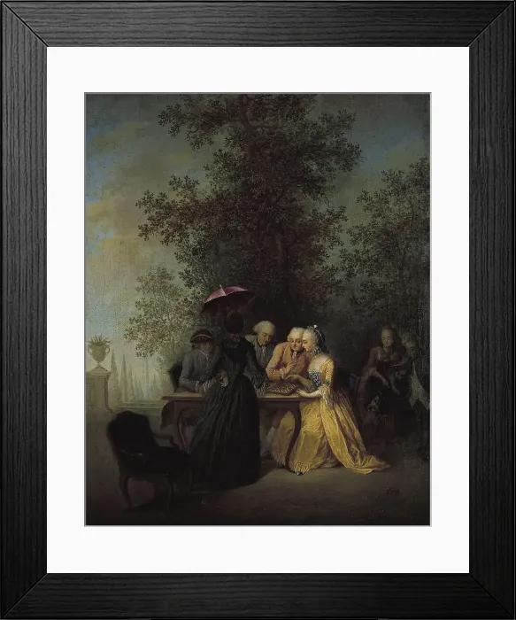 Framed Print : The ladies party, c1765. Creator: Michel Barthelemy Ollivier Framed Print : The ladies party, c1765. Creator: Michel Barthelemy Ollivier