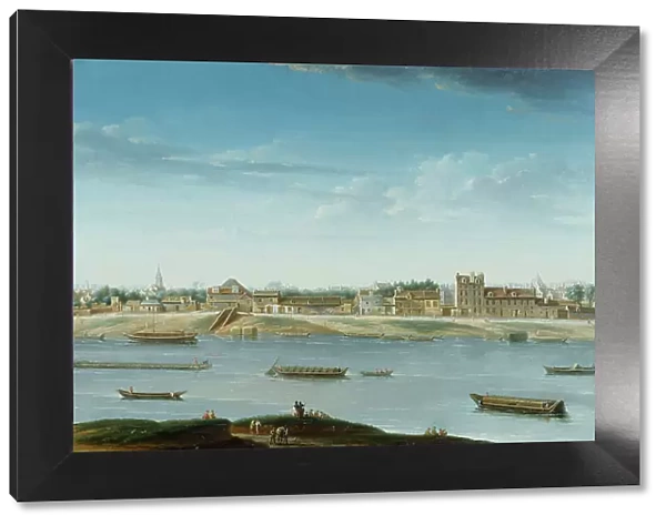 Port Saint-Bernard, seen from Arsenal, 1752. Creator: Nicolas Raguenet