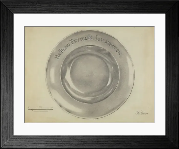 Framed Print : Silver Basin, 1935 / 1942. Creator: Horace Reina