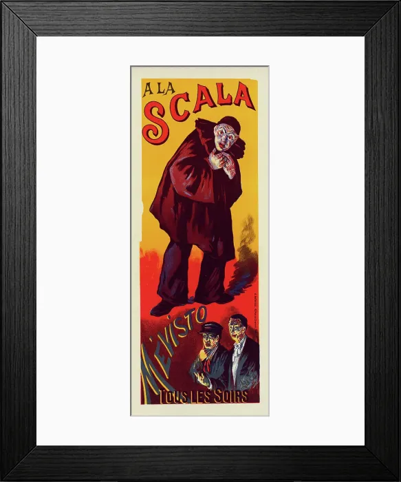 Framed Print : Mévisto à la Scala, 1898. Creator: Luce, Maximilien (1858-1941) Framed Print : Mévisto à la Scala, 1898. Creator: Luce, Maximilien (1858-1941)