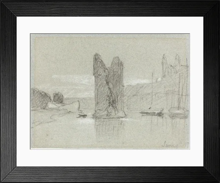 Framed Print : The Devil's Tower, 1833 / 1834. Creator: John Sell Cotman