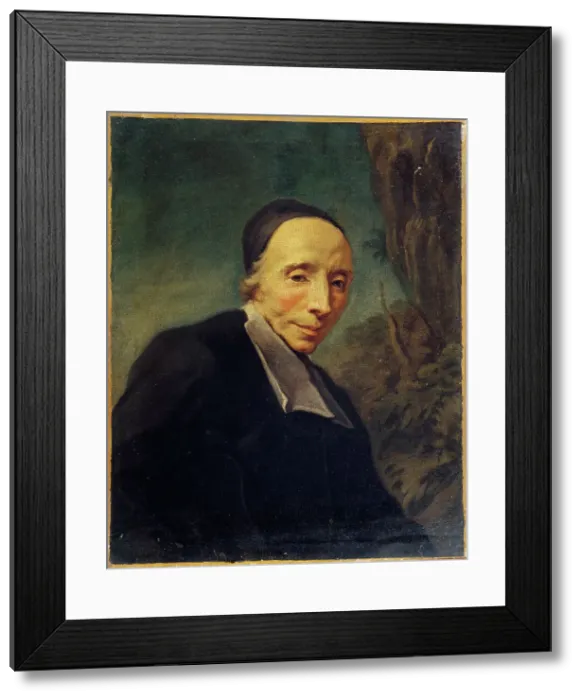 Framed Print : Portrait of Father Tournus (1672-1733). Creator: Jean Restout Framed Print : Portrait of Father Tournus (1672-1733). Creator: Jean Restout