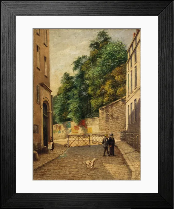Framed Print : Rue Rataud, c1900. Creator: Paul Martelliere Framed Print : Rue Rataud, c1900. Creator: Paul Martelliere