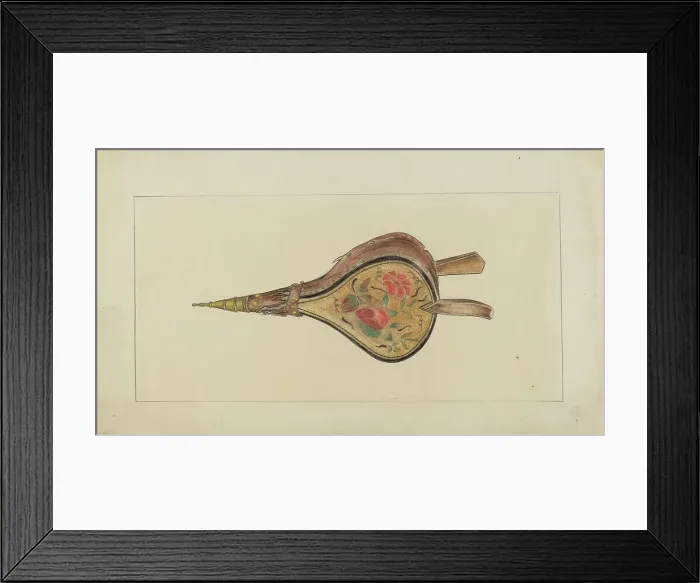 Framed Print : Bellows, 1935 / 1942. Creator: Benjamin Resnick Framed Print : Bellows, 1935 / 1942. Creator: Benjamin Resnick