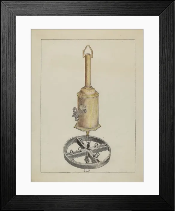 Framed Print : Clock Jack, c. 1936. Creator: Benjamin Resnick Framed Print : Clock Jack, c. 1936. Creator: Benjamin Resnick