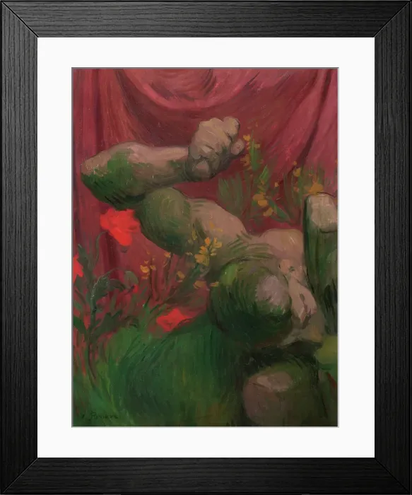 Framed Print : Stay of peace and joy: meditation, 1899. Creator: Victor Emile Prouve Framed Print : Stay of peace and joy: meditation, 1899. Creator: Victor Emile Prouve