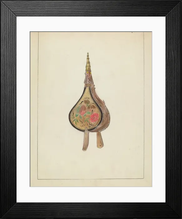 Framed Print : Bellows, c. 1935. Creator: Benjamin Resnick Framed Print : Bellows, c. 1935. Creator: Benjamin Resnick