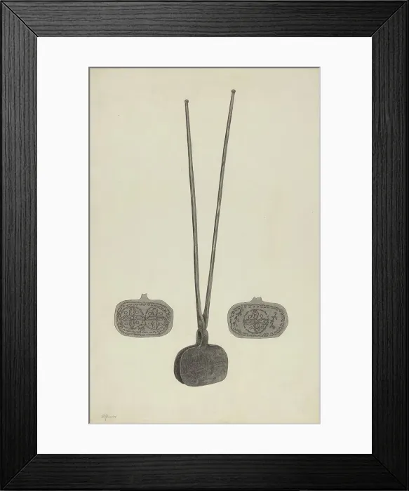 Framed Print : Wafer Iron, c. 1938. Creator: Benjamin Resnick Framed Print : Wafer Iron, c. 1938. Creator: Benjamin Resnick