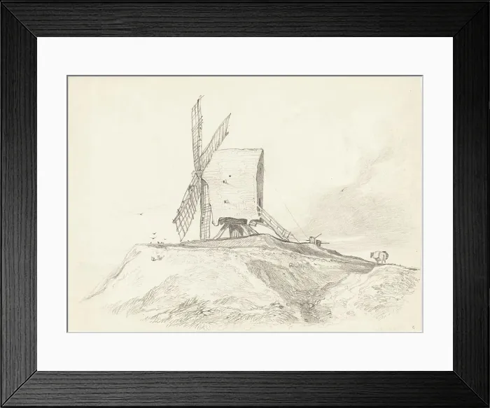 Framed Print : Eye Mill in Suffolk. Creator: John Sell Cotman