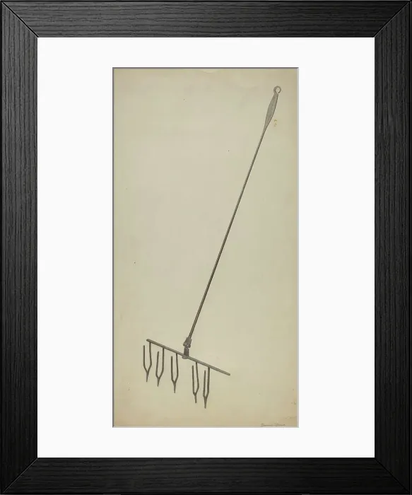 Framed Print : Wrought Iron Toaster, 1935 / 1942. Creator: Benjamin Resnick Framed Print : Wrought Iron Toaster, 1935 / 1942. Creator: Benjamin Resnick