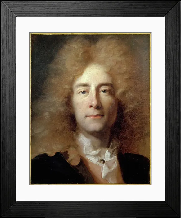 Framed Print : Portrait of a man, c1700. Creator: Hyacinthe Rigaud Framed Print : Portrait of a man, c1700. Creator: Hyacinthe Rigaud