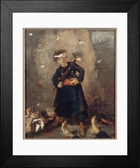 Framed Print : Execution by a trumpeter under the Commune, 1871. Creator: Alfred Philippe Roll Framed Print : Execution by a trumpeter under the Commune, 1871. Creator: Alfred Philippe Roll