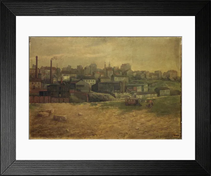 Framed Print : Butte aux Cailles, view of rue Vulpian, 13th arrondissement, 1901. Creator: Eugene de Menorval Framed Print : Butte aux Cailles, view of rue Vulpian, 13th arrondissement, 1901. Creator: Eugene de Menorval